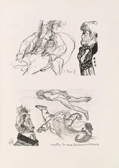 Les Caricatures De Puvis De Chavannes Pl 08