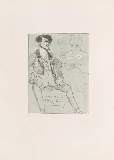 Les Caricatures De Puvis De Chavannes Pl 09