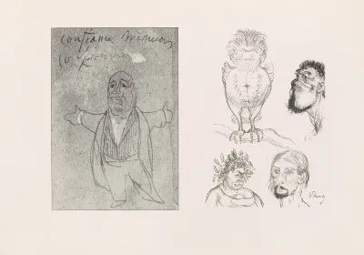 Les Caricatures De Puvis De Chavannes Pl 10