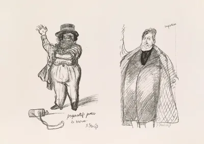 Les Caricatures De Puvis De Chavannes Pl 13
