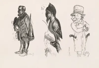 Les Caricatures De Puvis De Chavannes Pl 16
