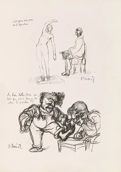 Les Caricatures De Puvis De Chavannes Pl 22