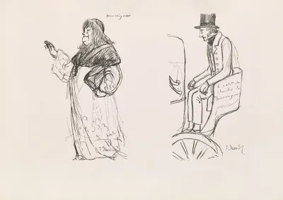 Les Caricatures De Puvis De Chavannes Pl 24
