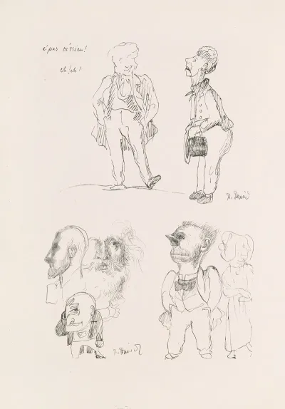 Les Caricatures De Puvis De Chavannes Pl 25