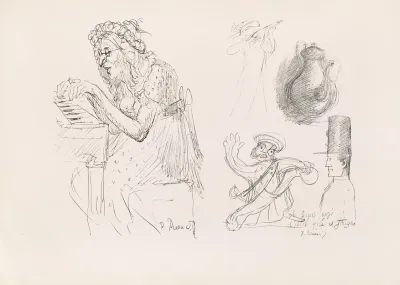 Les Caricatures De Puvis De Chavannes Pl 28