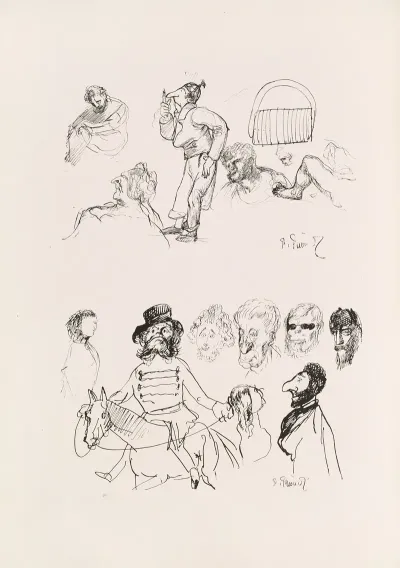 Les Caricatures De Puvis De Chavannes Pl 29
