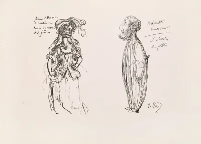 Les Caricatures De Puvis De Chavannes Pl 30