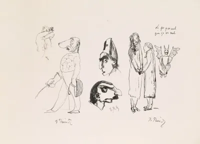 Les Caricatures De Puvis De Chavannes Pl 31