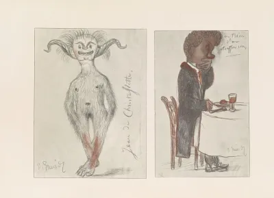 Les Caricatures De Puvis De Chavannes Pl 33