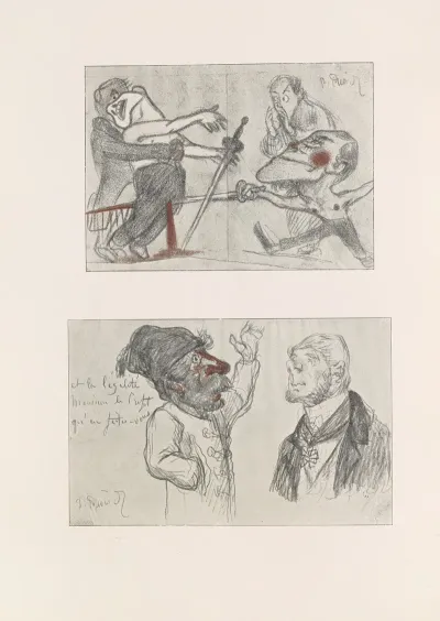 Les Caricatures De Puvis De Chavannes Pl 34