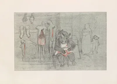 Les Caricatures De Puvis De Chavannes Pl 35