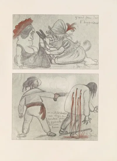 Les Caricatures De Puvis De Chavannes Pl 36