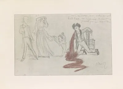 Les Caricatures De Puvis De Chavannes Pl 37