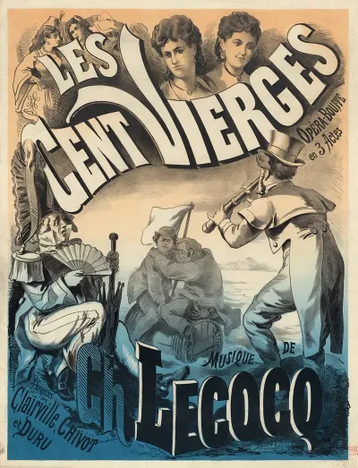Les Cent Vierges Opera Comique De Clairville Duru Chivot Lecocq