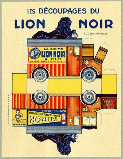 Les Decoupages Du Lion Noir