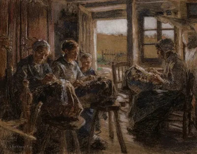 Les Dentellieres Des Vosges The Lacemakers Of The Vosges