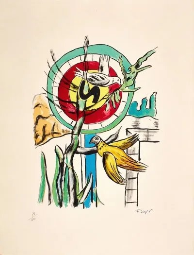 Les Deux Oiseaux Two Birds