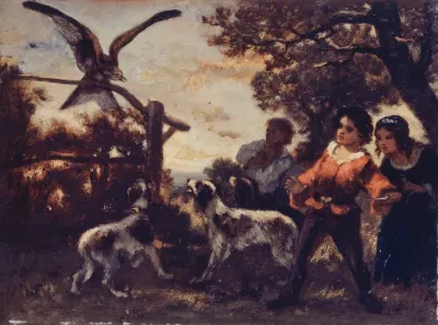 Les Enfants Au Faucon