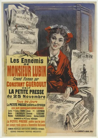 Les Ennemis De Monsieur Lubin Grand Roman Par Constant Gueroult Voir La Petite Presse Du 25 Novembre