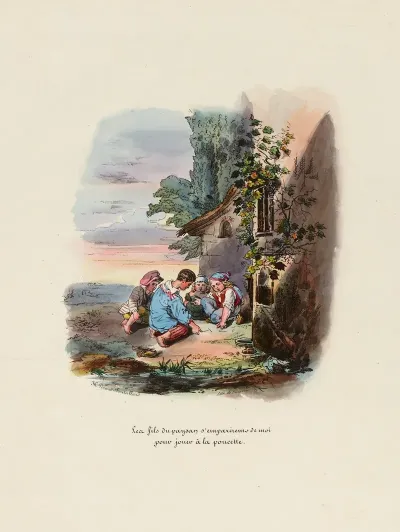 Les Fils Du Paysan Semparerent De Moi Pour Jouer A La Poucette
