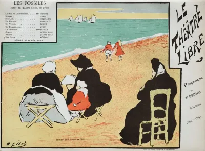 Les Fossiles Program From Theatre Libre