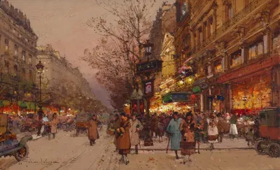 Les Grands Boulevards Pres Du Theatre Des Varietes
