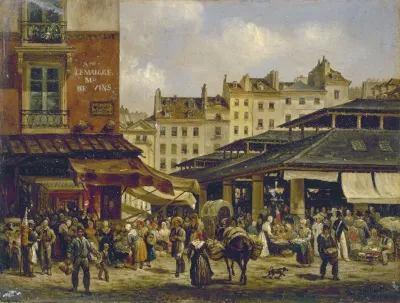 Les Halles Et La Rue De La Tonnellerie
