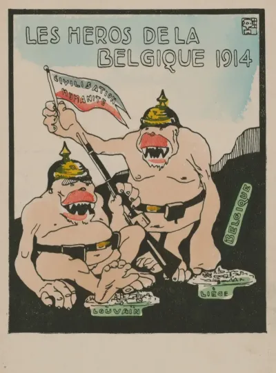 Les Heros De La Belgique 1914