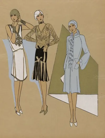 Les Idees Nouvelles 1926 No 3 Planche 7 Creations Jenny