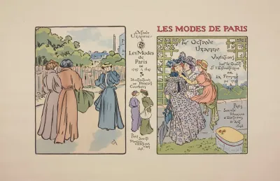 Les Modes De Paris Couverture De Livre
