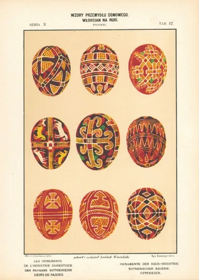 Les Ornements De Lindustrie Domestique Couvertures Tissues Et Tapis Des Paysans Rutheniens Pl 13