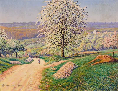 Les Pommiers En Fleur