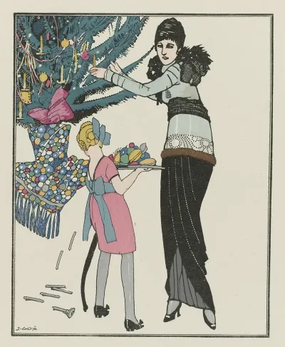 Les Preparatifs De Noel Robe Dapres Midi De Redfern