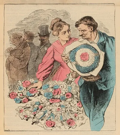 Les Pretendants De Francia Par Gill