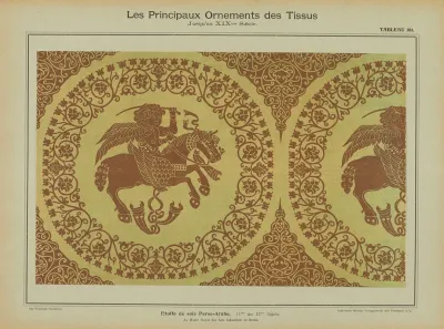 Les Principaux Ornaments Des Tissus Jusquau Xixme Siecle Pl 19