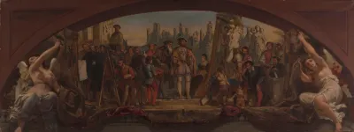 Les Quatre Ages De La Vie Artistique En France Presentation A Francois Ier Des Plans Du Chateau De Fontainebleau