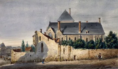 Les Restes Des Batiments De Lhotel Du Petit Bourbon