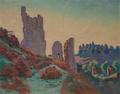 Les Ruines Du Chateau De Crozant