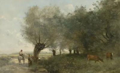 Les Saules A La Pointe De Lile