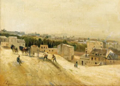 Les Terrassiers Ancien Abreuvoir De Montmartre