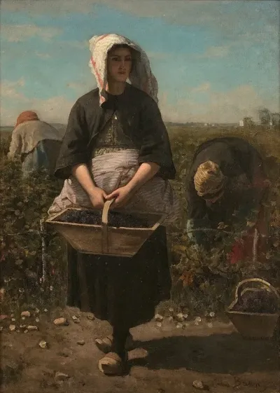 Les Vendangeuses Etude Pour Les Vendanges A Chateau Lagrange