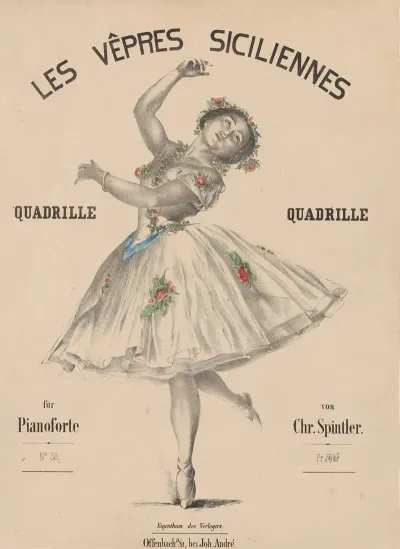 Les Vepres Siciliennes Quadrille Fur Pianoforte