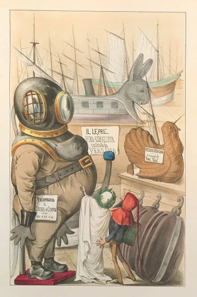 Lesposizione Marittima Visitata Da Dante E Virgilio Pl 08