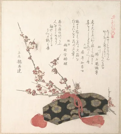 Letter Box And Plum Blossoms
