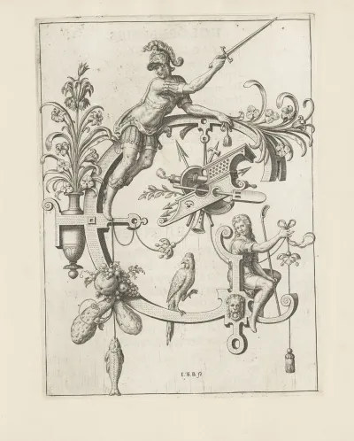 Letter G With David And Goliath