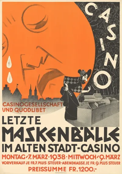 Letzte Maskenballe Im Alten Stadt Casino