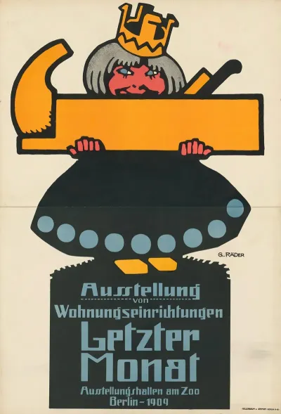 Letzter Monat Ausstellung Von Wohnungseinrichtungen Berlin 1909