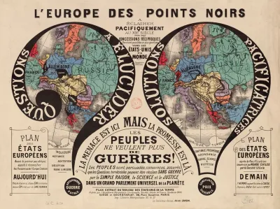 Leurope Des Points Noirs A Eclairer Pacifiquement Au Xxe Siecle