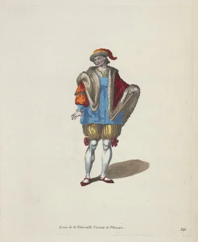 Lewis De La Trimoville Viscount Of Thouars Louis De La Tremouille Vicomte De Thouars