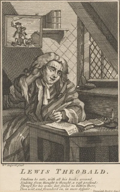 Lewis Theobald Detail Of The Poet